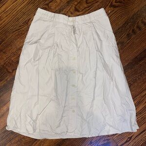 Talbots Petites Midi Khaki skirt